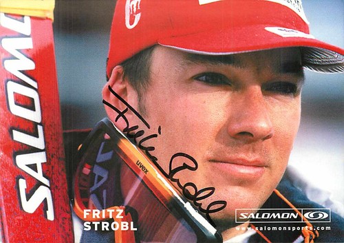 Fritz strobl autogrammkarte - fritz,