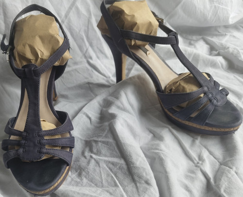 Zara damen sandalen dunkelblau - zara,