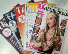 5 Zeitschriften, Tattoo Collection, Motiv-Sammlung, aus 2007