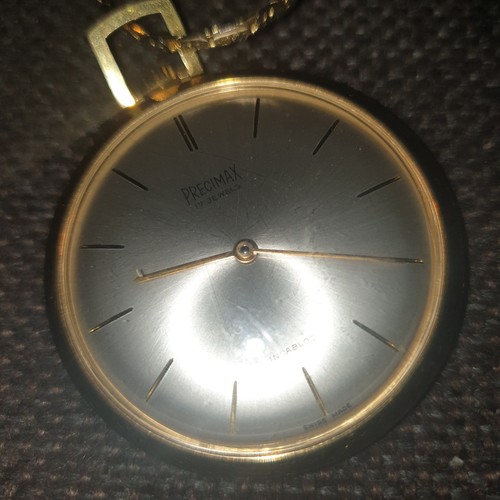 Taschenuhr precimax mit kette - taschenuhr,