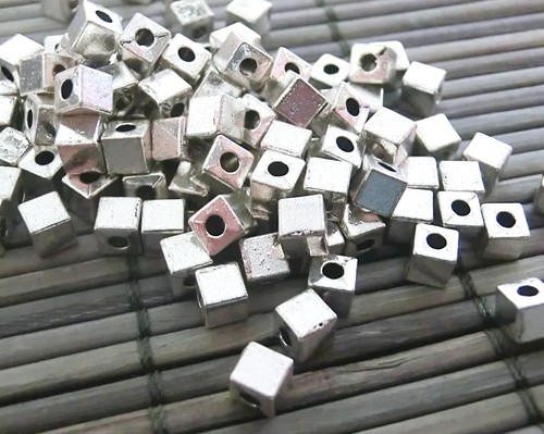 100 spacer metallperlen - 100,