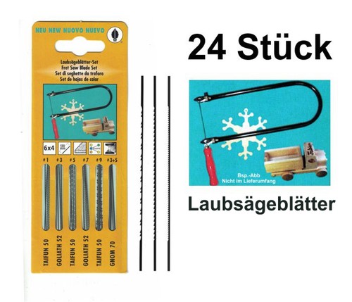 Stück laubsägeblätter - 24,