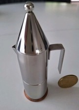Alessi miniature: Aldo Rossi "La Conica" Espresso Maker, inox 18/10, 1984