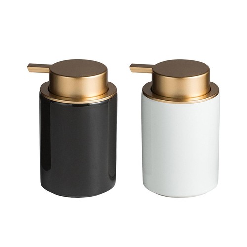Pumpflasche aus keramik 350 - pumpflasche, keramik,