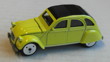 Majorette Citroen 2CV Ente gelb Dach schwarz Oldtimer Auto Groupe PSA Döschwo