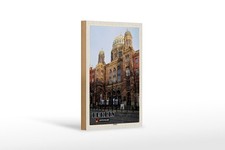 Holzschild 12x18cm Berlin