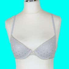 Secret Possessions BH 75B hellem Grau glänzen Punkten Bügel gebraucht