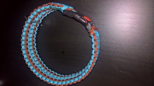 Paracord hundehalsband - paracord,