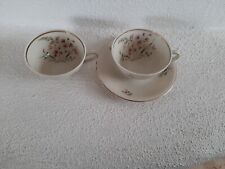 Porzellan 3teilig Schirnding Bavaria, 2 Sammeltassen, 1 Untertasse, sehr gut