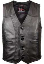 Klassische Lederweste aus Lamm