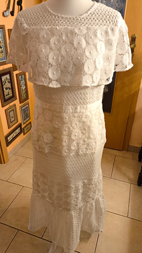 Kleid weiß spitze - kleid, ,weiß