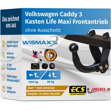 ANHÄNGERKUPPLUNG VW Caddy 3