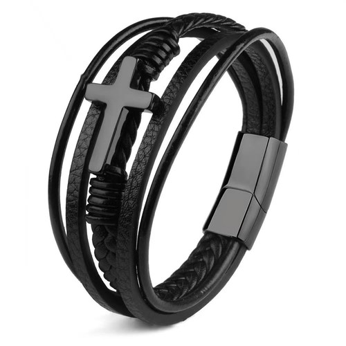 Leder armband herren damen - armband,