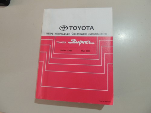 Werkstatthandbuch toyota supra - toyota,