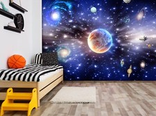 3D Blau Planet Q5948 Tapete