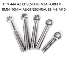 DIN 444 A2 Edelstahl V2A Form