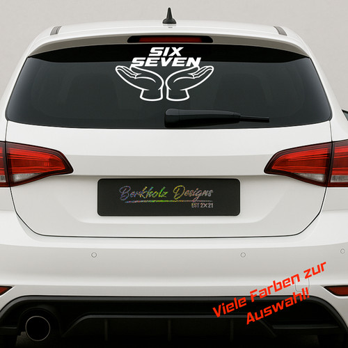 Six seven aufkleber meme - seven,