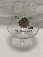 DDR Glas 40 Jahre DVP Deutsche