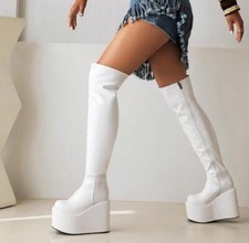 Damen Over Knee Stiefel