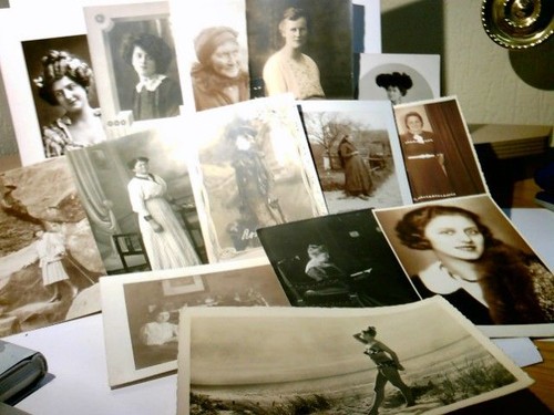 Nostalgie vintage frauen - nostalgie, vintage.