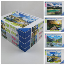 4 Puzzle Natur Edition Umwelt Mystische Licht Wasserfall Ravensburger 1000 Teile