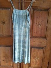 Seidenkleid, Batik, Privatsachen Cocon Commerz, onesize, graugrün/beige, neu