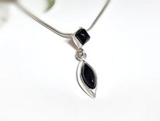 Onyx  Anhänger Silber 925