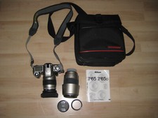 NIKON F 65 Spiegelreflexkamera + 2x Objektiv  Zoom 28-80 mm + 70-300 mm