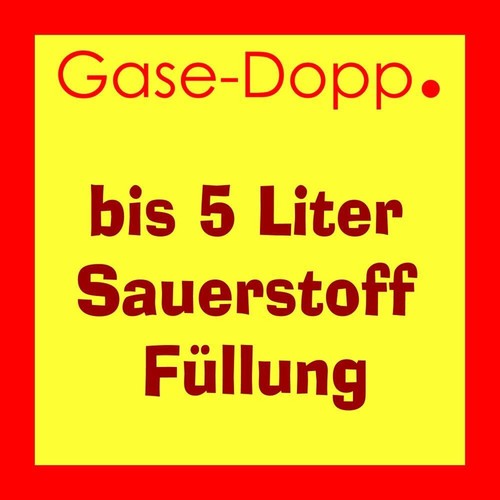 Sauerstoff liter füllung - 5,