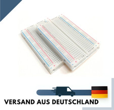 2x Steckbrett lötfreies universal Breadboard 400 Pins Arduino Raspberry esp DIY