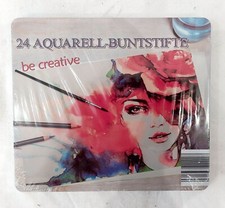 24 Stück Aquarell - Buntstifte in der Blechdose - Neu & OVP