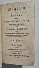 Zwack - Magazin von Natur und Ländermerkwürdigkeiten Reise Reisen 1806