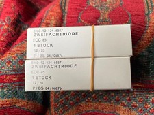 1 Pair Valvo ECC 85, NOS