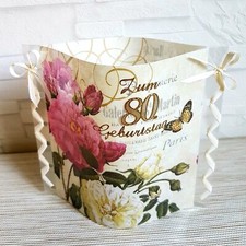 Tischdekoration zum 80