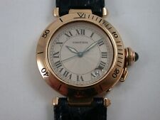 Feine  Cartier Pasha Automatik Gold 750 Ref. 1035