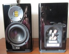 2 Stück Elac BS 283 Klein-/Regallautsprecher schwarz hochglanz neuwertig