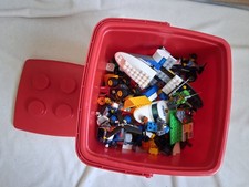 Grosser LEGO Eimer Konvolut Steine gemischt bunt gebraucht Ersatzteile Figuren