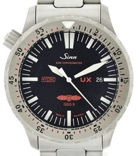 Sinn Hydro GSG 9 UX EZM 2B Taucheruhr Ref. 403.50523 U- Bootstahl 500 Bar 44mm