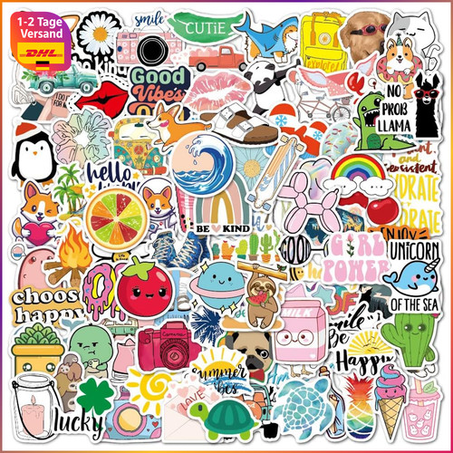 100pcs ästhetische kawaii - 100pcs,