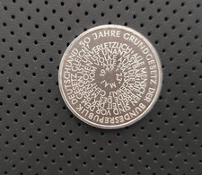 10 DM BRD 1999 D  Silber "50