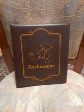 Rezeptordner Kochrezepte-Ringbuch braun DIN A5