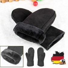 Neu Thermo Fäustlinge Handschuhe Schaf Kunstleder Fausthandschuhe handschuhe DE