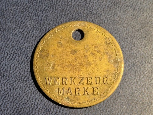 Alte wertmarke werkzeugmarke - wertmarke,
