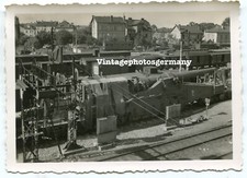D4190 Foto Frankreich 1940 erbeutetes französisches Eisenbahngeschütz Eisenbahn