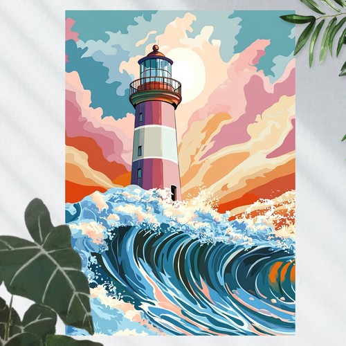 Leuchtturm poster schöne - leuchtturm,