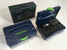 FESTOOL Bit-Set+ CENTROTEC Bithalter BHS 65 CE MICRO SYSTAINER T-LOC BLUE 204540