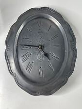 Wanduhr aus Zinn ca. 25 cm Höhe Vintage