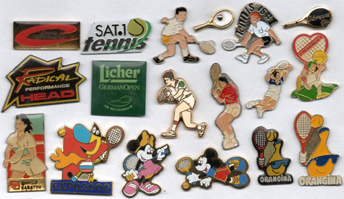 Pin lot tennis sport - 18, tennis-sport