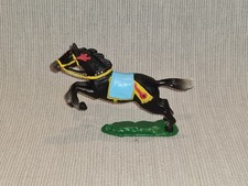 DDR Indianer Pferd springend schwarz - Replikat