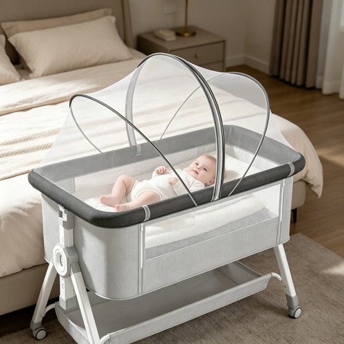 Faltbares babybett moskitonetz - babybett,